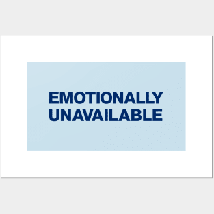 Stipe emotionally unavailable music T-shirt Posters and Art